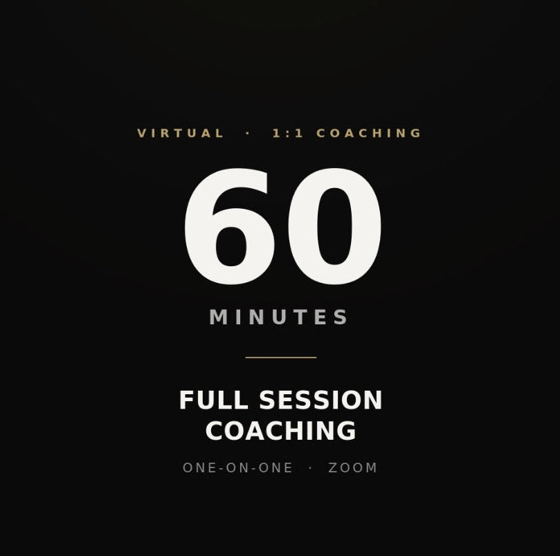 60-Minute Virtual Coaching Session